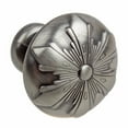 thumbnail image 2 of GlideRite 1-1/8 in. Round Snowflake Cabinet Knob, Satin Pewter, Pack of 10, 2 of 5