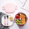 thumbnail image 3 of Fiambrera De Acero Inoxidable, Fiambrera Portátil Para Niños, Fiambrera Resistente Al Calor, Caja De Desayuno Segura, Contenedor De Alimentos A Prueba De Herrumbre Para El Hogar Advancent HA025864-01, 3 of 6