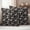 Snow Black, variant on Green White Floral Outdoor Waterproof Pillow Covers, Farmhouse Retro Botanical Leaves Decorative Square Throw Pillowcase Sofa Cushion Sham for Patio/Couch/Chair, 18"x18" 2 Pack