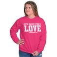 thumbnail image 4 of Greatest is Love Corinthians 13:13 Women Crewneck Sweatshirt Brisco Brands S, 4 of 6