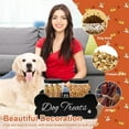 thumbnail image 3 of MesaSe Dog Treat Container with 2 Plastic Treat Jars Wood Dog Food Container Bone Shape Dog Food Storage Container Practical Cat Food Container for Dog Food Storage Black, 3 of 10