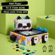 thumbnail image 3 of LEGO DOTS Cute Panda Tray 41959 DIY Craft Toy Set for Girls, Boys, and Kids Ages 6+; Creative and Useful Storage Kit (517 Pieces) LEGO -, 3 of 5