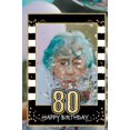 thumbnail image 2 of HTOOQ Black Gold 80th Birthday Party Photo Booth Props 80th Birthday Photo Frame 80 Birthday Photo Frame, 2 of 7