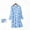 X-170Dark Blue, variant on YMNXA Women's Nightdress Long Sleeves Cartoon Print Round Neck Comfortable Soft Sleepwear For Autumn Winter Daily Wear Blue L