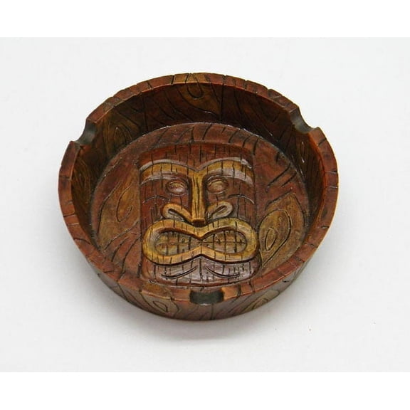 4.25" Tiki Mask Ashtray