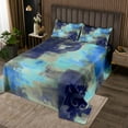 thumbnail image 2 of Erosebridal Retro Damask Coverlet Set Queen, Bohomian Floral Print Bedding Set, Abstract Room decor, 2 of 5