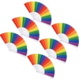thumbnail image 4 of Folding Hand Fan, Handheld Fan 16.7 X 9.1 X 0.8in Folding Fan Prop  For Wedding Dancing Performance, 4 of 8