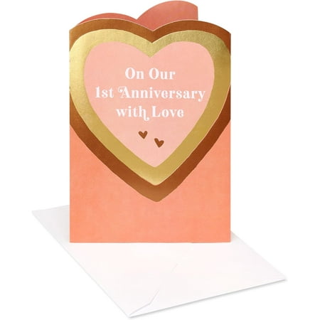 American Greetings 1st Anniversary Card (Our Journey)