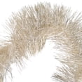 thumbnail image 7 of Northlight Shiny Tinsel Two-Tone Christmas Garland - 18' x 3" - Champagne Silver, 7 of 7