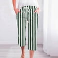 thumbnail image 1 of Gifts for Mom LSLJS Women Casual Pants Straight Leg Drawstring Elastic Waist Loose Comfy Trousers with Pockets Womens Work Pants, 1 of 5