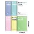 thumbnail image 3 of Piwvid 6 Pack B5 Notebooks | 60-Sheet Journals in 6 Assorted Colors | Top-Take Notes Design with White Paper | Professional Journals for Work or Study Settings, 3 of 9
