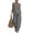 Gray, variant on Women's Plus Size 2 Piece Outfits Cotton Linen Halter Top and Wide Leg Pants Set Summer Casual Lounge Set Gray 2XL