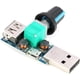 thumbnail image 3 of Speed Controller USB Fan Speed Controller Adjustable with Stepless Regulator Speed Controller Stepless Controller Module 5W 412V, 3 of 5