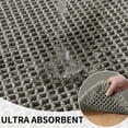 thumbnail image 6 of JIATER Waffle Bathroom Rugs 24x17,Soft Absorbent Bath Mat Non-Slip Backing Quick Dry Washroom Mats,Olive Green, 6 of 9