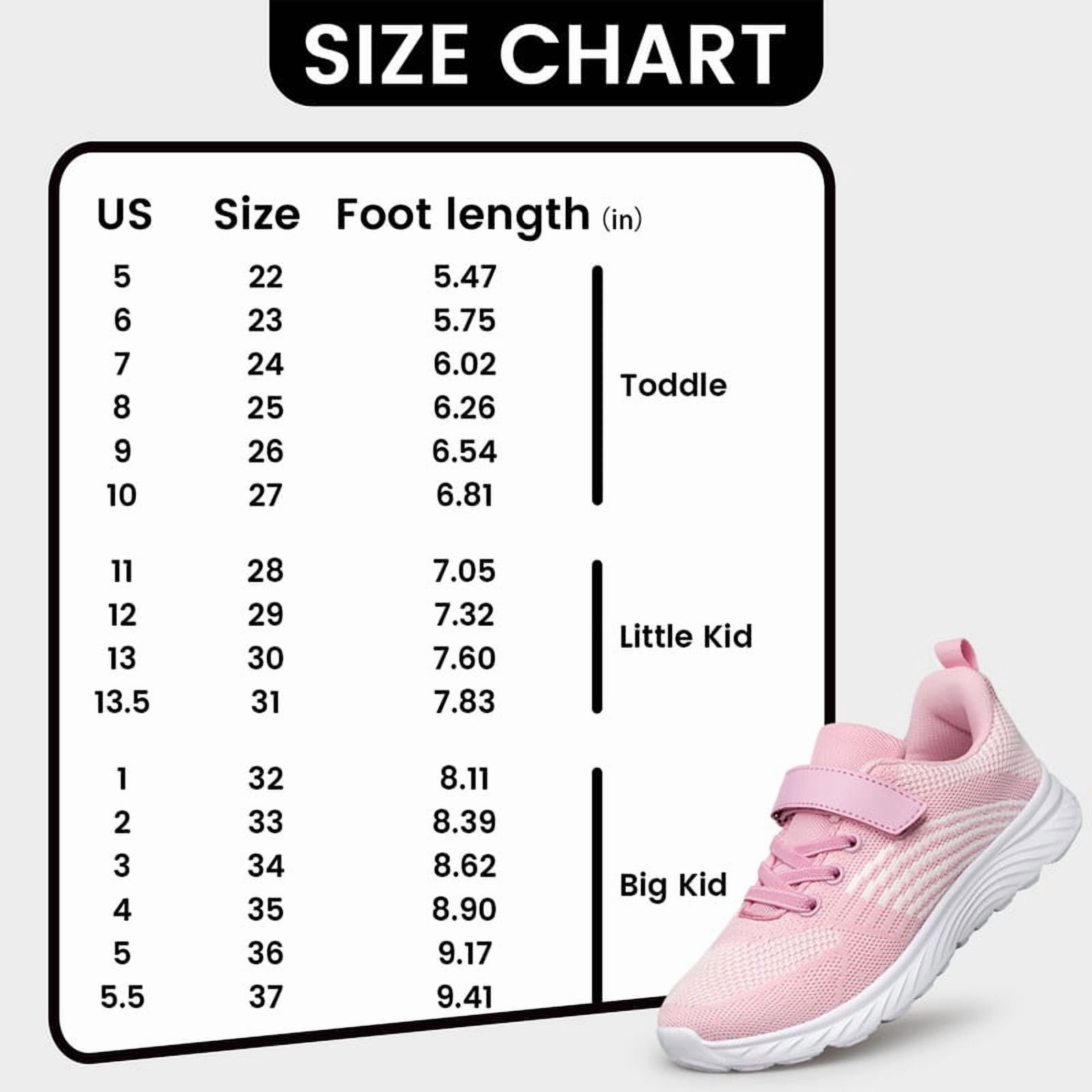 YHOON Girls' Lightweight Sneaker, Pink photo 3