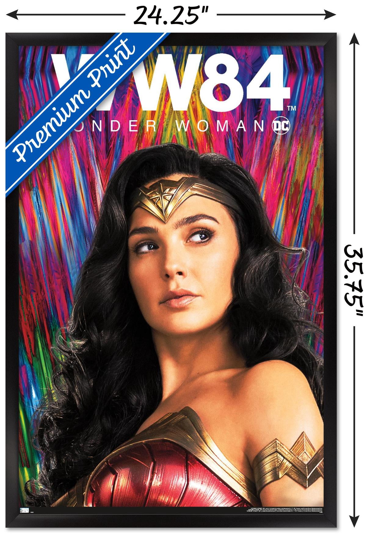 DC Comics Movie - Wonder Woman 1984 - Pose Wall Poster, 22.375" x 34", Framed