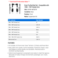 thumbnail image 2 of Front Tie Rod End Set - Compatible with 1984 - 1987 Honda Civic 1985 1986, 2 of 2