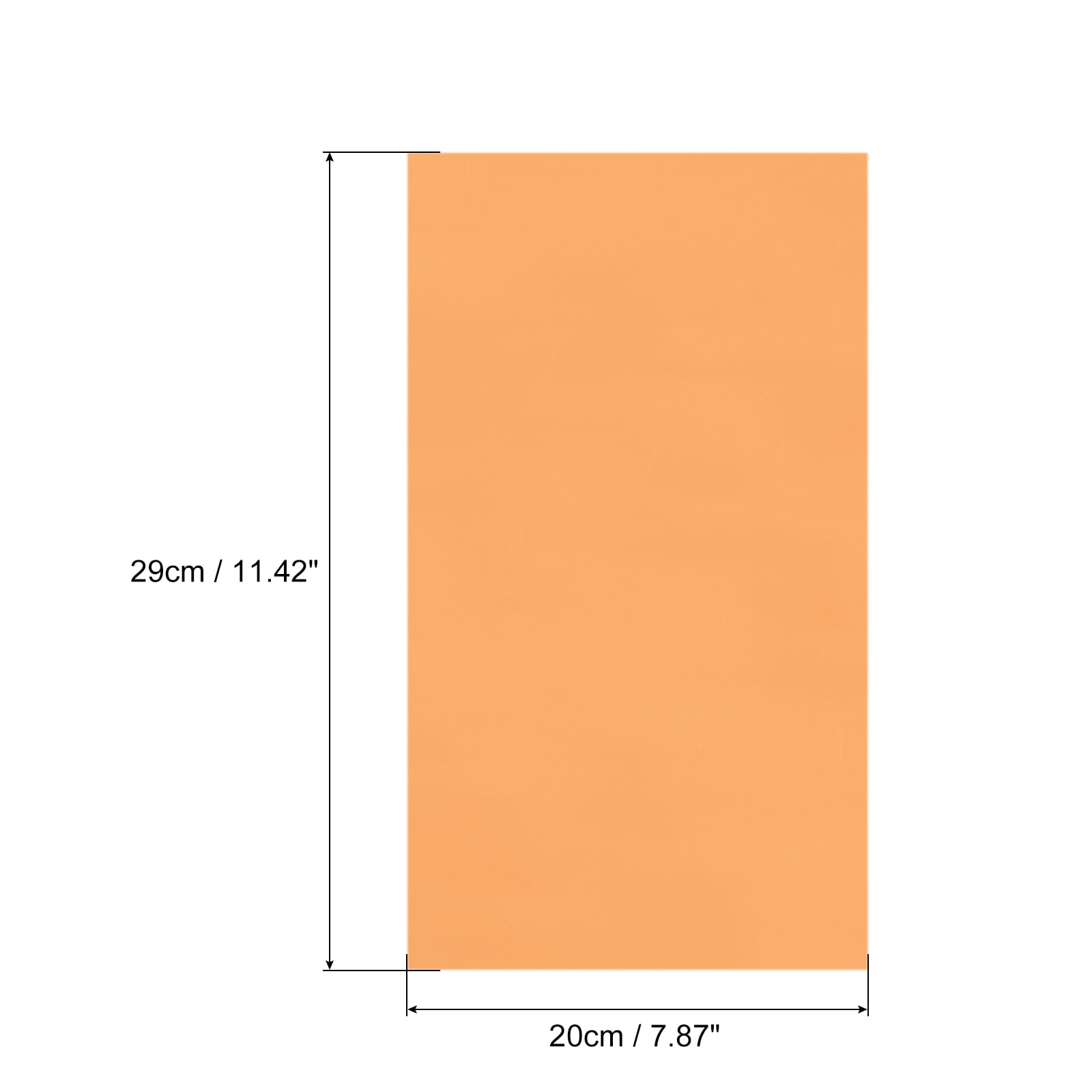 100 Sheets Heat Reactive Foil 20x29cm Bronze Foil Transfer Sheets Toner Reactive Foil Transfer Foil