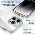 thumbnail image 5 of JETech Case for iPhone 14 Pro Max 6.7-Inch, Shockproof Phone Bumper Cover, Solid Color Matte TPU Frame, Anti-Scratch Clear Back (Silver), 5 of 6