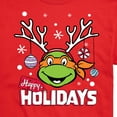 thumbnail image 3 of Teenage Muntant Ninja Turtles - Happy Holidays  - Men's Short Sleeve Graphic T-Shirt, 3 of 5