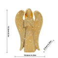 thumbnail image 3 of Resin Bead Kneeling Angel Statue, Home Decor Sculpture, Living Room TV Cabinet Altar Ornament, Spiritual Figurine, Meditation Gift, Shelf Desktop Display, Decorative Centerpiece for Housewarming, 3 of 8