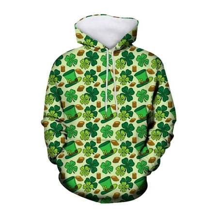 

Fall and Winter St. Patricks s Day Casual Fashion New Hot Full Print Hoodie Trend for Boys and Girls Hoodies Hooded Sweatshirts for Boys Sorry Bro Hoodie 2t Sweater Youth Pullover 18 Month Jacket