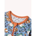 thumbnail image 3 of WIBACKER Halloween Boo 3-24M Bamboo Baby Boys Convertible Footie Pajamas, Footed Zipper Sleeper for Infant Baby Girls, 3 of 9