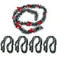 thumbnail image 1 of KAKOWELY 1 juego de guirnaldas navideñas falsas, guirnaldas decorativas para fiestas, guirnaldas para fiestas navideñas., 1 of 5