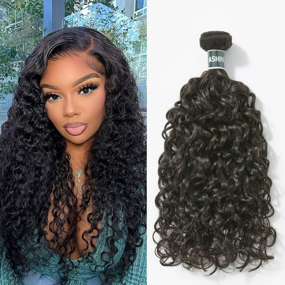 Paquete de pelo ASHINE Deep Curly Water Wave, camboyano crudo, 50 cm