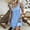 Light Blue, variant on Summer Dresses for Women 2026 Sleeveless Casual Sundress Wrinkle-Free Tank Mini Beach Vacation Dress with Pockets XL