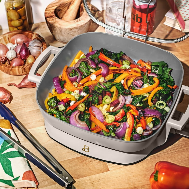Beautiful 5 in 1 Electric Skillet - Expandable up to 7 Qt with