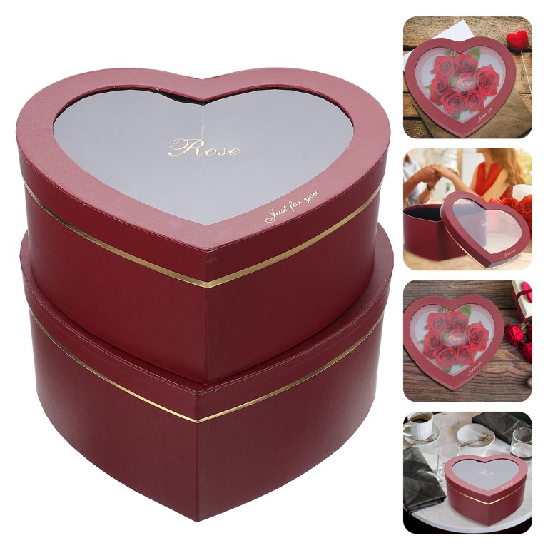 Only Love Heart Shape Flower Boxes |Valentines Box | Mothers Day Box  |Graduation Box| Gift Box |Flower Box |Chocolate Box |Holiday Box |  Christmas Box