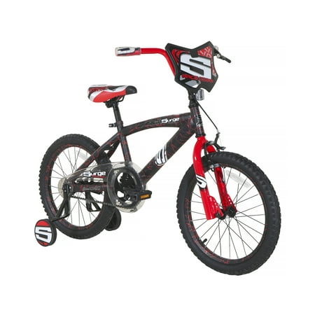 Dynacraft 18" Surge Boys' BMX Bike, Black/Red