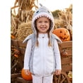 thumbnail image 6 of RUINIXCW Boy Halloween Shark Costume Cute Toddler Zipper Hooded Vest for Cosplay, 6 of 8