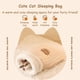 thumbnail image 3 of Saco de dormir acogedor para gatos en invierno, saco de felpa suave para gatos, 3 of 7