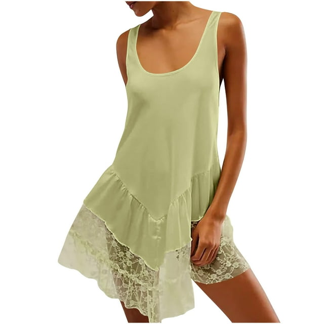 Camisón corto para mujer, moda, temperamento, liso, vestido, pijama, tirantes, camisón