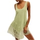thumbnail image 1 of Camisón corto para mujer, moda, temperamento, liso, vestido, pijama, tirantes, camisón, 1 of 6