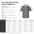 thumbnail image 5 of Pofeuu Lovely Penguin Print Hawaiian Shirt for Men Sleeves Casual Button Down Summer Beach Dress Shirts T-Shirts,Medium, 5 of 7