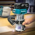 thumbnail image 3 of Makita XTR01T7 18V LXT 5.0Ah Lithium Ion Brushless Cordless Compact Router Kit, 3 of 6