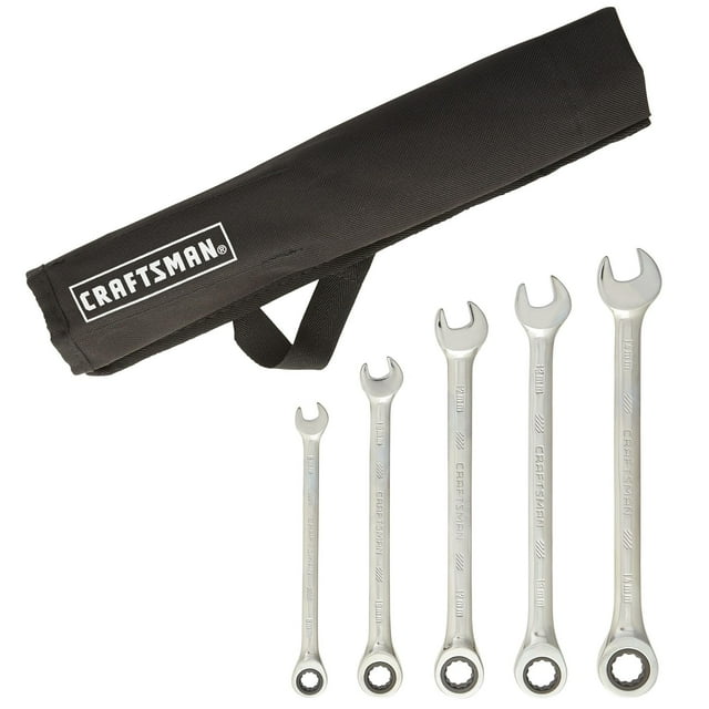 Juego de llaves CRAFTSMAN CMMT99756 métricas, 5 piezas