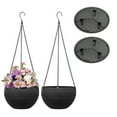 thumbnail image 1 of Hanging Plant Basket Outdoors Hanging Flower Pots With Drainage, 1 of 8