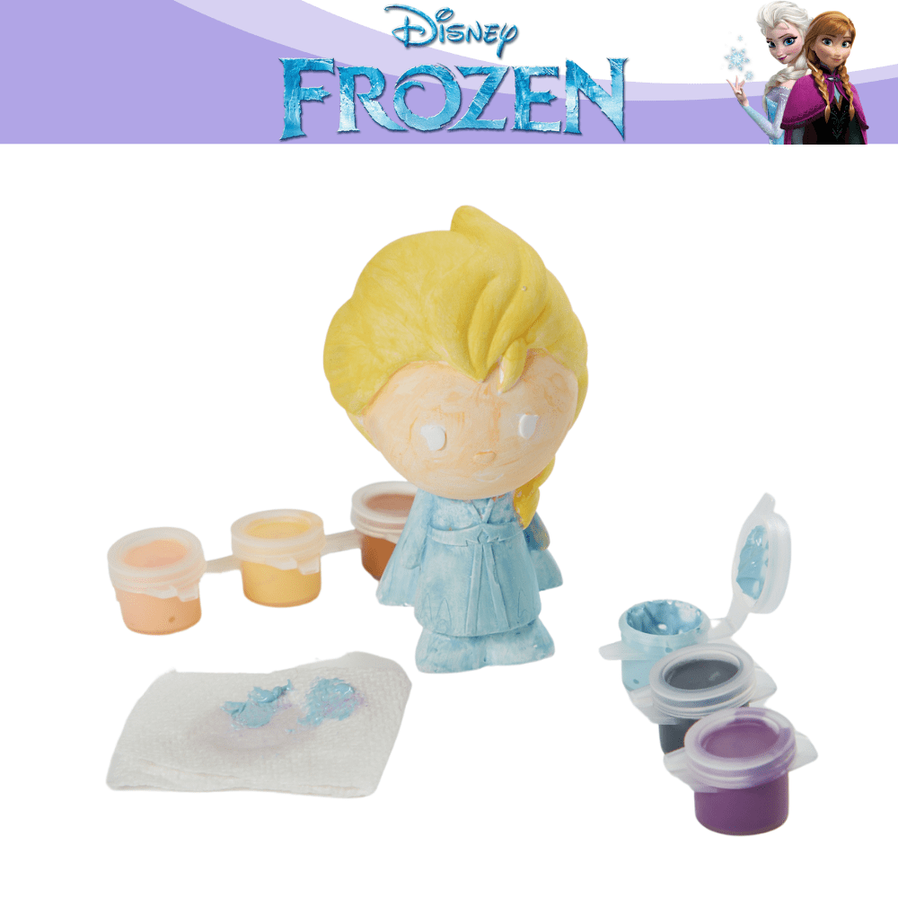 Disney Frozen Elsa Anna Figurines DIY Paint Set Arts and Crafts for Kids Age 6+