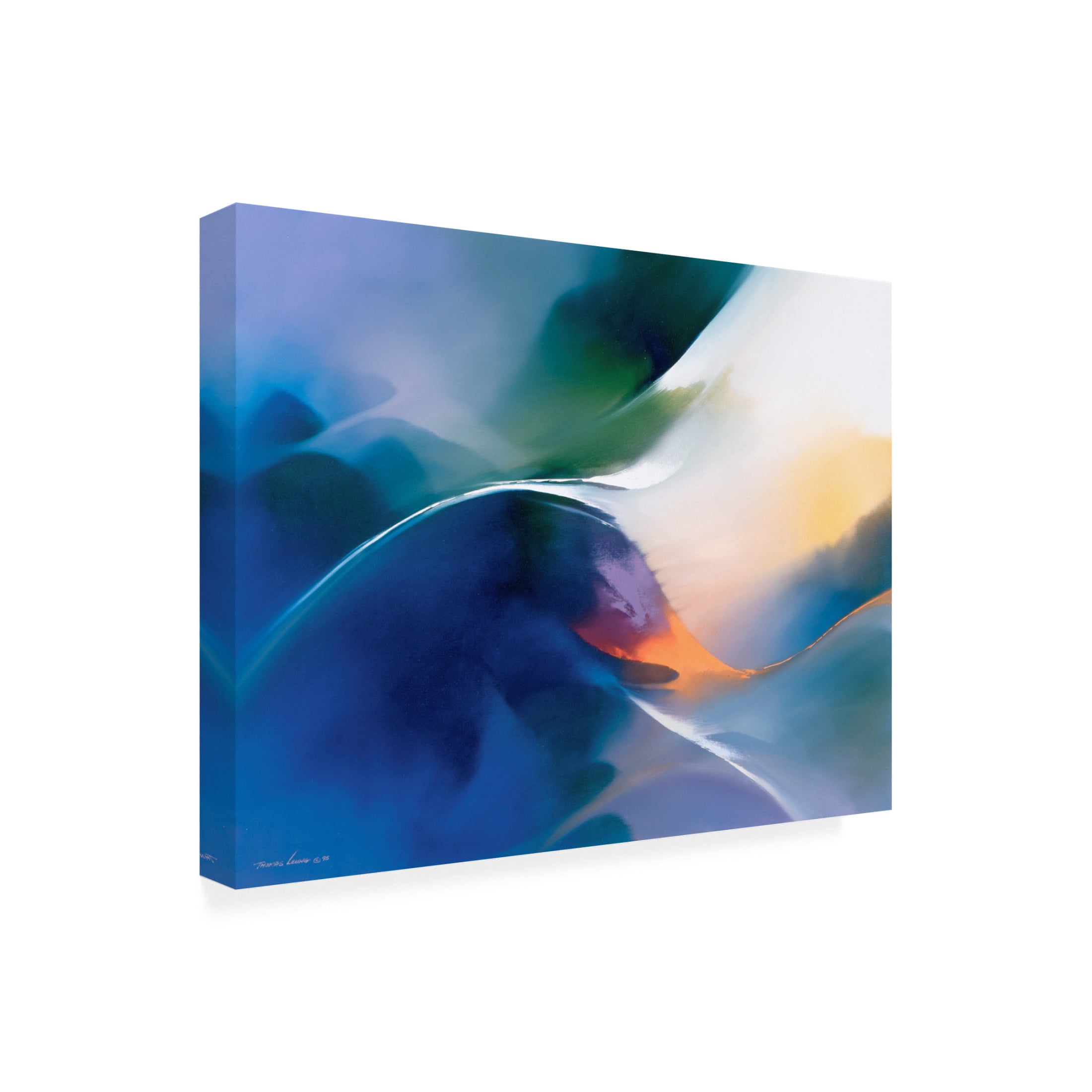 Canvas Wall Art - Thomas Leung 'Zenith' Wall Art for Living Room, Bedroom, or Office Décor by Trademark Fine Art - 19 x 14 Inches