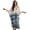 Cherry Blossom Sea Wave, variant on Xixirimido Ocean Waves Print Kaftan Dress for Women, Plus Size Hawaiian Batwing Sleeve Beach Cover Up V-Neck Summer Swimsuit Dresses