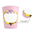 thumbnail image 3 of Vasos Prichos París Rosa de Cartón 8 Piezas por Empaque, 3 of 4