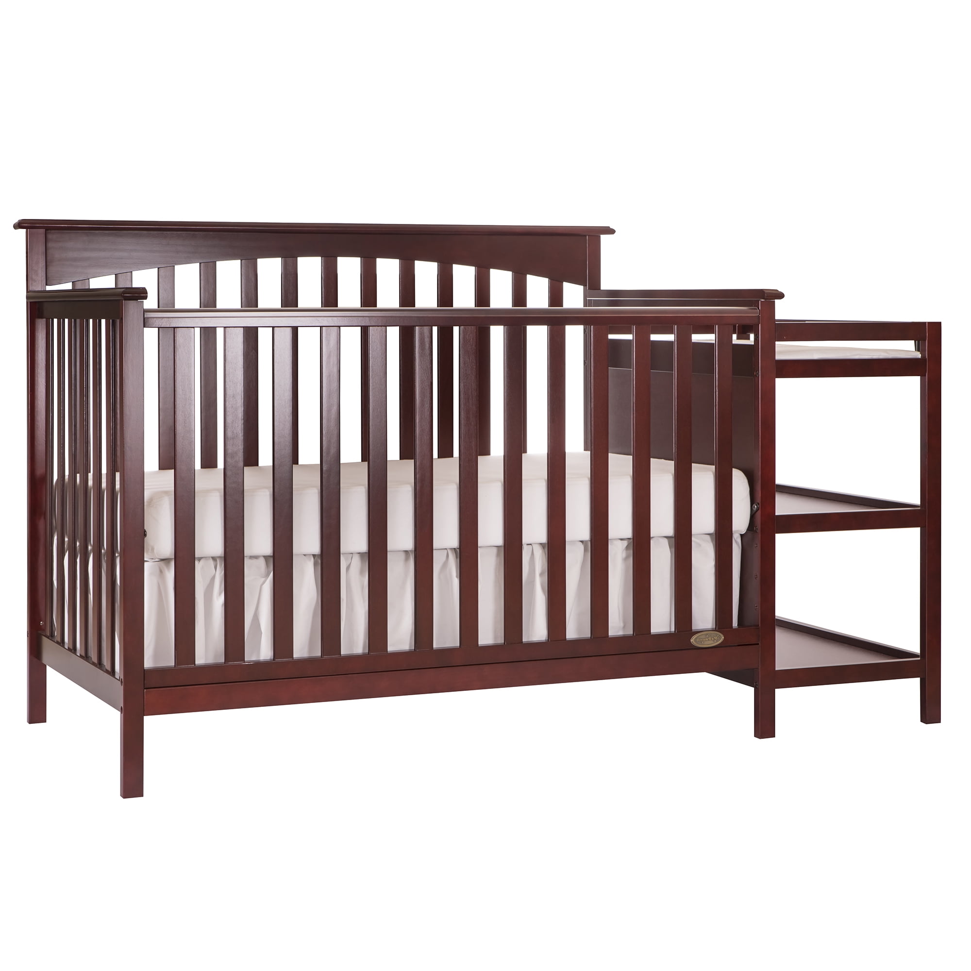 crib with changing table walmart