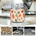 thumbnail image 6 of Yayeee Ashtray with Lid for Cigarette Smokeless Stainless Steel Home Ash Holder, Red Autumn Leaves, 6 of 7