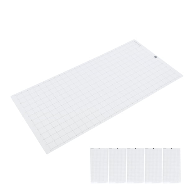 Alfombrilla de Corte Autorreparable ANGGREK PVC 5 Uds Transparente 24 x 12 Pulgadas