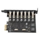 thumbnail image 2 of Tarjeta de expansión Pcie, tarjeta de expansión USB3.0 Tarjeta de expansión PCIE US Tarjeta de expansión PC Eto US Máxima comodidad, 2 of 9