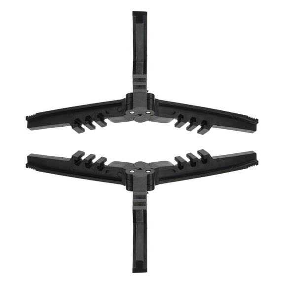 2Pcs Can Stabilizer for Camping Stoves Mini Folding Outdoor Gas Tank Stove Stand Black